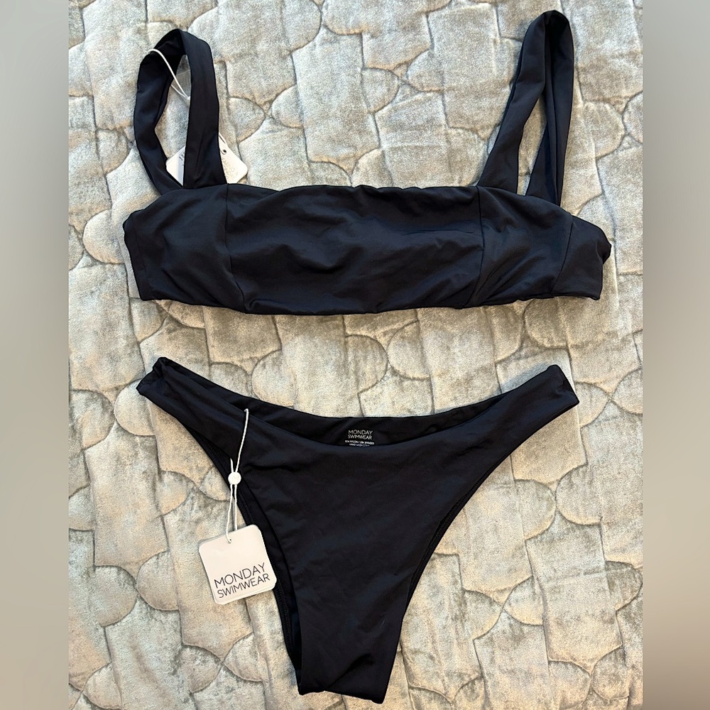Black Monday Swimwear Bikini with Tags!